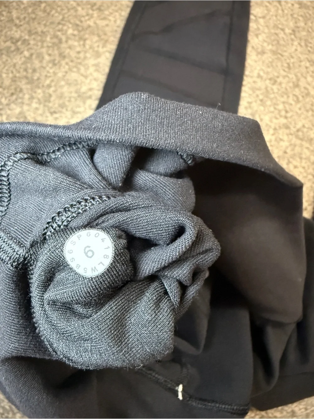 Lululemon Wunder Under High Rise Pant Tech Mesh Black Womens 6
